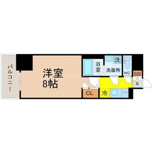 エスリード新栄グラティア【11階】の間取り