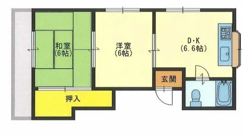 大阪府高石市千代田1丁目【マンション】の間取り