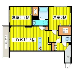 Park Village Sapporo【102号室】の間取り