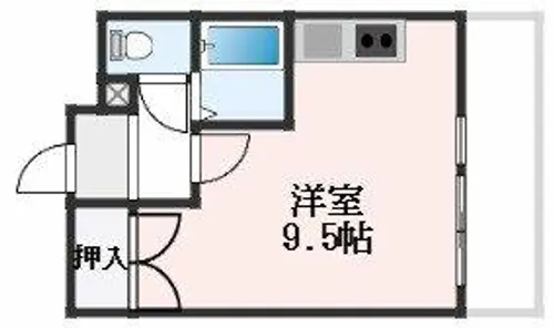 大阪府泉大津市松之浜町2丁目【マンション】の間取り