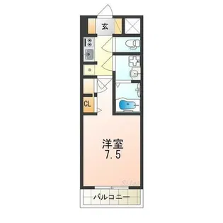 S-RESIDENCE堺市駅前【11階】の間取り