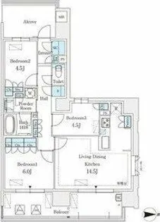 GRANPASEO丸の内【15階】の間取り