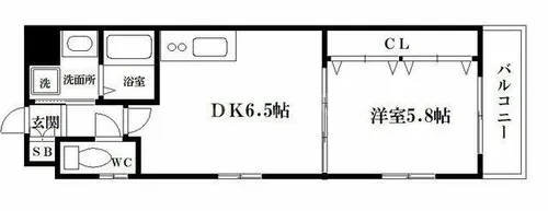 ビエラ江戸堀【11階】の間取り