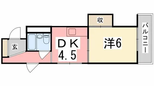 メゾンそれいゆ【7-A号室】の間取り