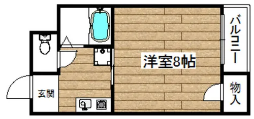 マンション一里塚【405号室】の間取り