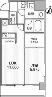 大阪府大阪市北区同心2丁目【マンション】の間取り