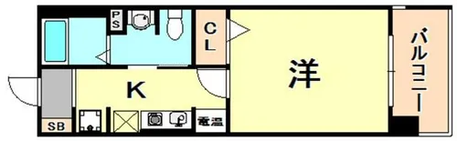 ロイヤル神戸三宮【8階】の間取り