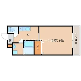 Gran West 泰心【1階】の間取り