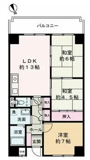 アルコ・ラ・カーサ佃町Ⅱ(OR)【403号室】の間取り