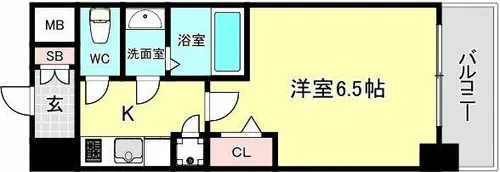 ベイサイドパークOSAKAノースレジデンシス【8階】の間取り