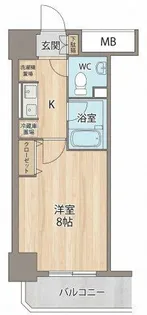 ロジェ今福鶴見【605号室】の間取り