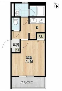 リトレ徳庵【303号室】の間取り