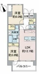 Casa Via【4階】の間取り