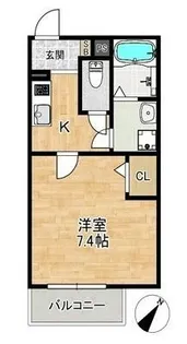 ALEGRIA姫路東【3階】の間取り