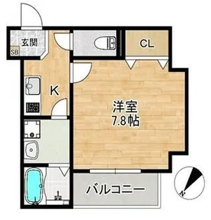 ALEGRIA姫路東【3階】の間取り