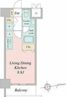 グランツ(glanz【10階】の間取り