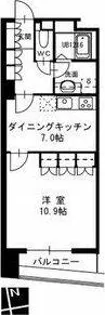 セイント橘【6階】の間取り