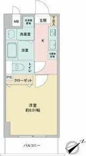 アプリーレ千代田【6階】の間取り