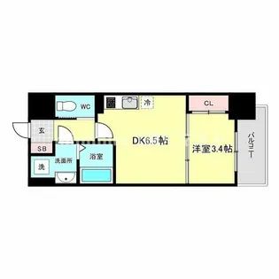 AVANTIO GRANDE【109号室】の間取り