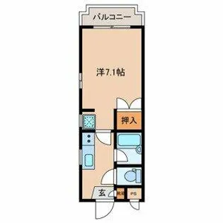 福岡県北九州市八幡東区松尾町【マンション】の間取り