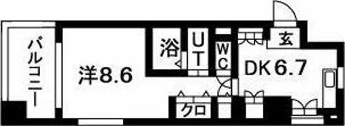 N.S.ZEAL 大曽根【8階】の間取り