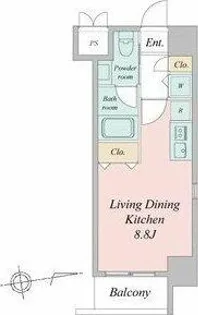 glanz【9階】の間取り