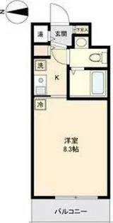 アーバンフラッツ新栄(旧La Douceur新栄)【9階】の間取り