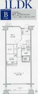 ソーラスフロント富船【10階】の間取り