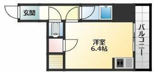 野々上ハイツ【3階】の間取り