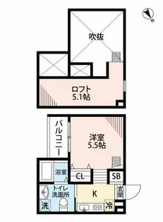 sofitel 鶴里【1階】の間取り