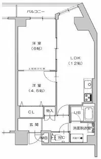 第20柴田マンション【6階】の間取り