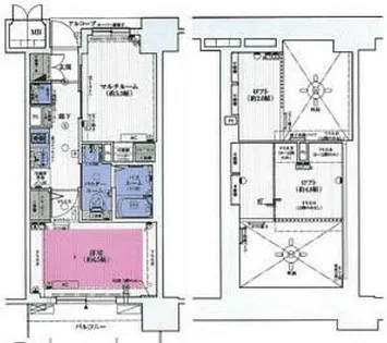 エステムコート名古屋駅前CORE【10階】の間取り