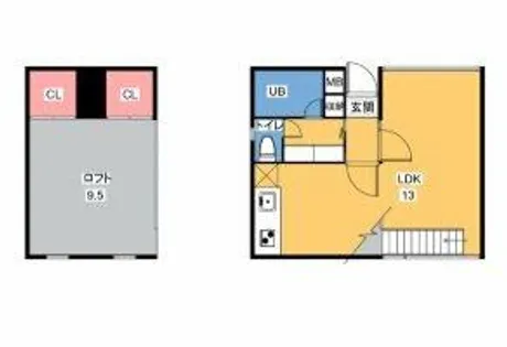 カーサアトレ【1階】の間取り