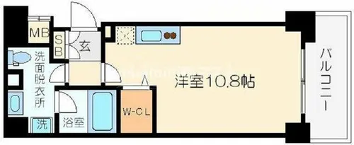 M・HILLS西本町【1102号室】の間取り