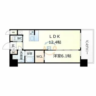 プレジオ永和ASIAN【15階】の間取り