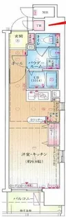 クラウンハイム本町EAST【7階】の間取り