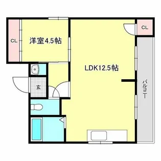 はいつプリンス【2階】の間取り
