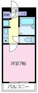 アイビーコート天美【2階】の間取り