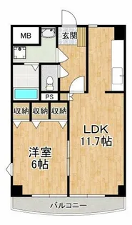 プレミール花水木【2階】の間取り
