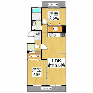 エステートⅤ【1階】の間取り