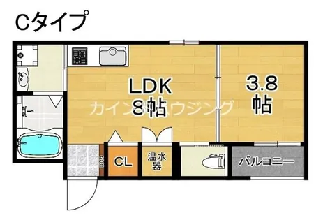 アゼリア平林南【3階】の間取り