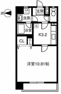 セントラルアベニュー【501号室】の間取り