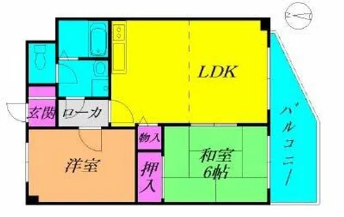 サン・ルミエール【2階】の間取り