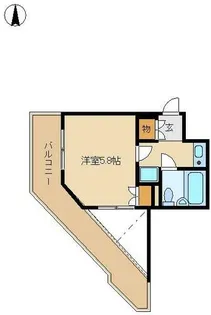 メインステージ武庫川【8階】の間取り