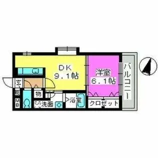ブラン・ネージュ【3階】の間取り