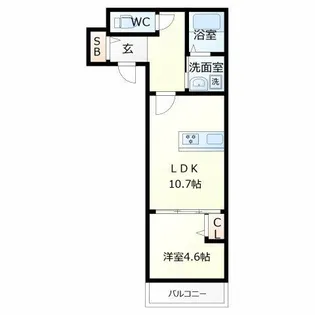Moon Hills上汐【1階】の間取り