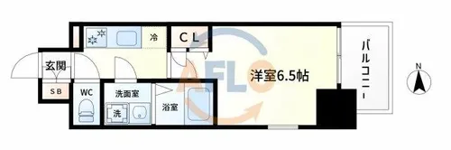 JMFレジデンス海老江【15階】の間取り