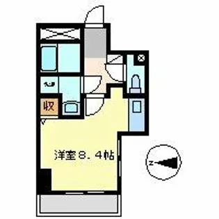 スクエア・アパートメント【9階】の間取り