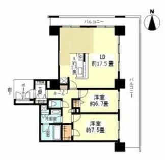 樹樹ガーデン【20階】の間取り