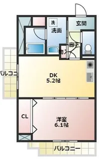 パルステージ武庫之荘【2階】の間取り